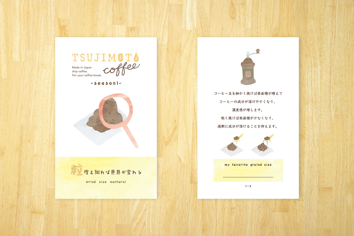 コーヒー豆知識カード１-３　〇〇を知れば世界が変わる