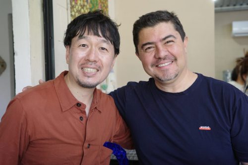 カスカーダ エンカンターダ農園のフレディさんと辻本
